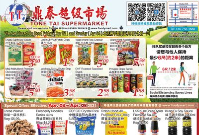 Tone Tai Supermarket Flyer April 3 to 8