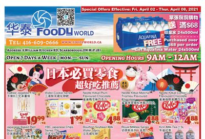 Foody World Flyer April 2 to 8