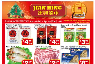 Jian Hing Supermarket (North York) Flyer April 2 to 8