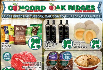 Concord Food Centre & Oak Ridges Food Market Flyer March 30 to April 8