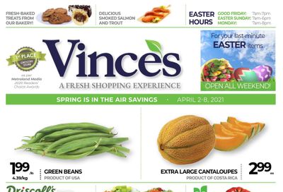 Vince's Market Flyer April 2 to 8