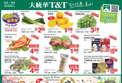 T&T Supermarket (AB) Flyer April 2 to 8