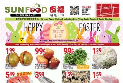 Sunfood Supermarket Flyer April 2 to 8