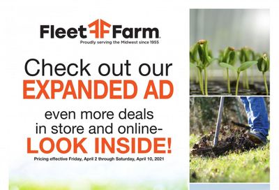 Fleet Farm Weekly Ad Flyer April 2 to April 10