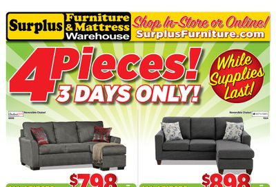 Surplus Furniture & Mattress Warehouse (Sudbury) Flyer April 5 to 11