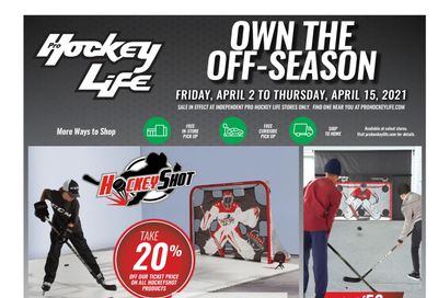 Pro Hockey Flyer April 2 to 15