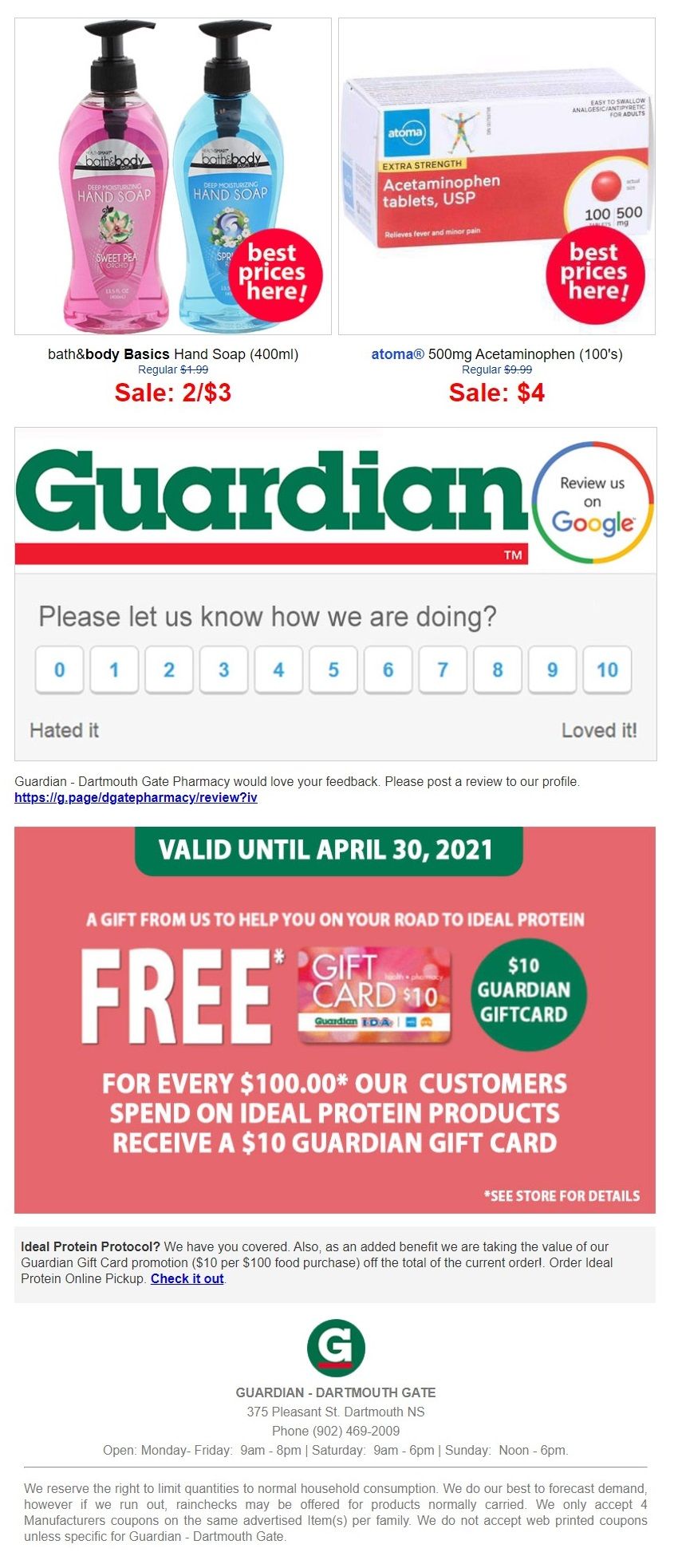 Guardian (Dartmouth Gate) Flyer April 6 to 12