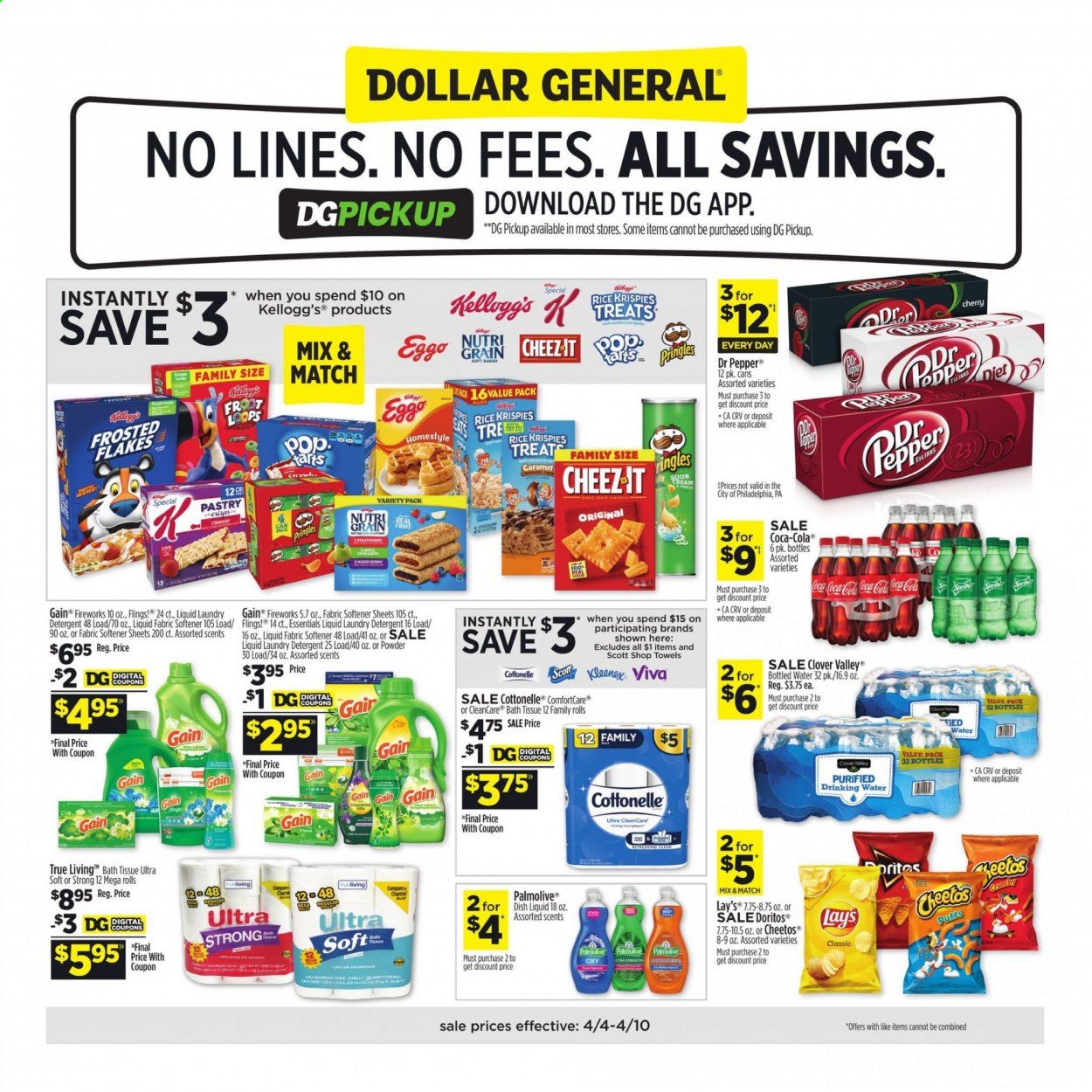 Dollar General Weekly Ad Flyer April 4 to April 10