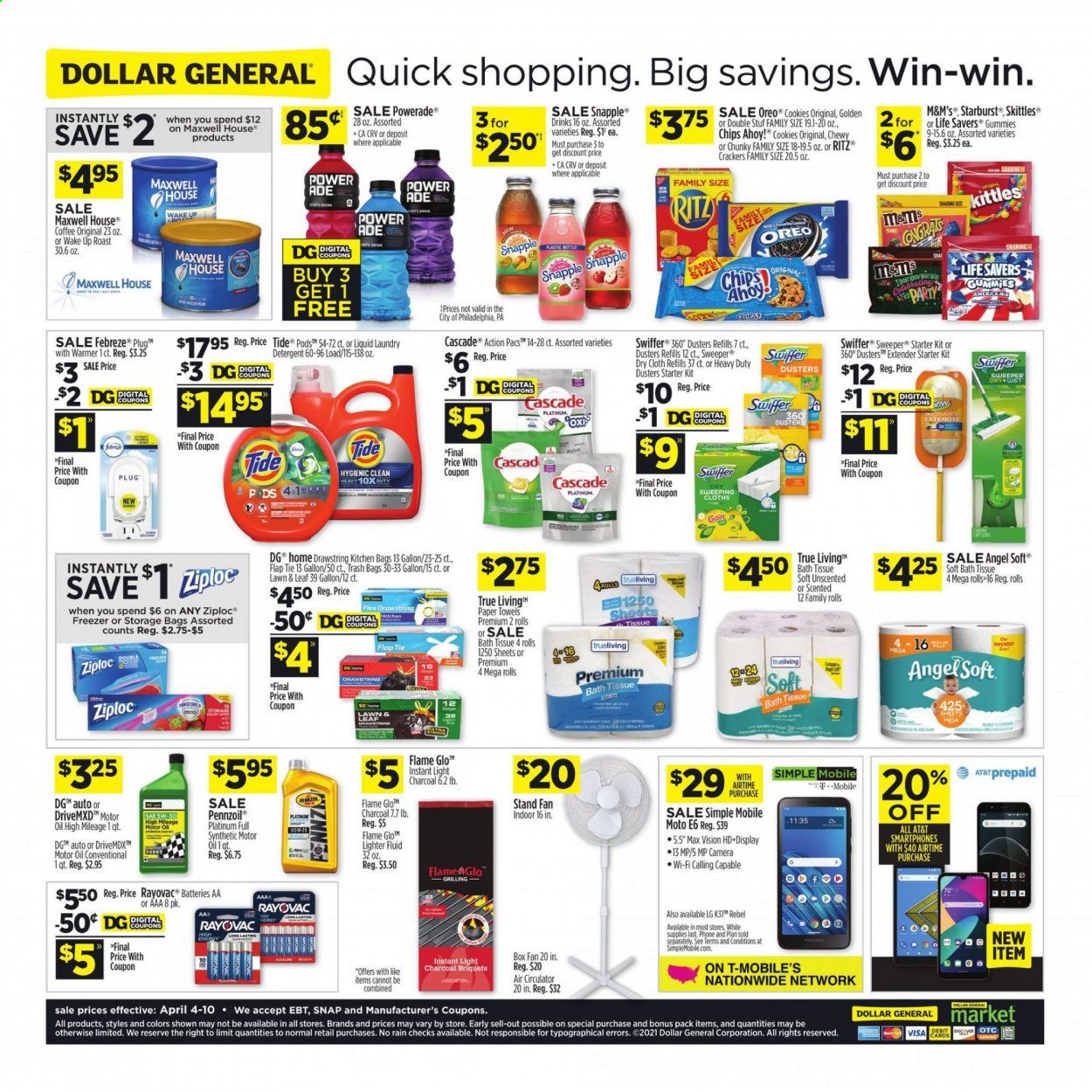 Dollar General Weekly Ad Flyer April 4 to April 10
