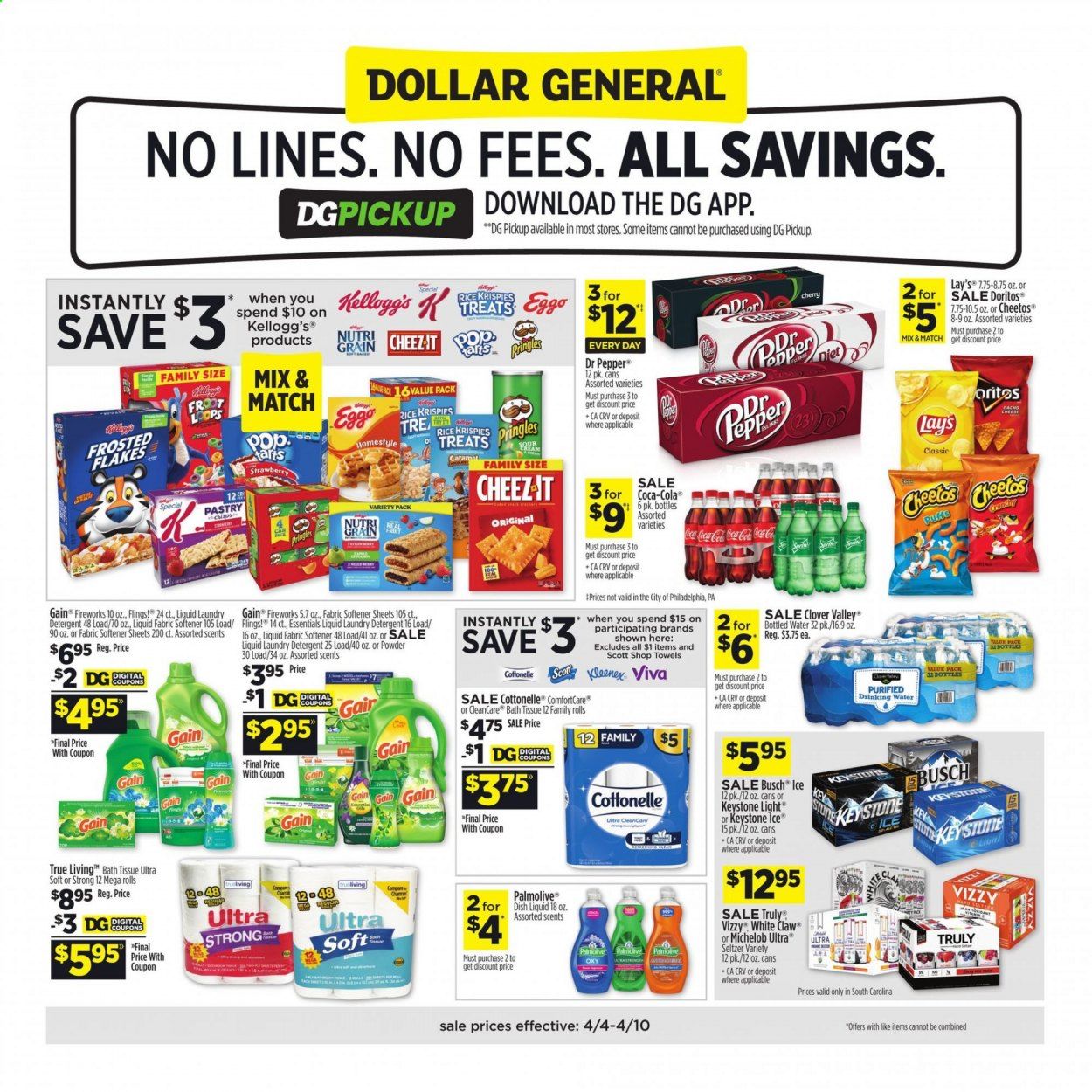 Dollar General (SC) Weekly Ad Flyer April 4 to April 10