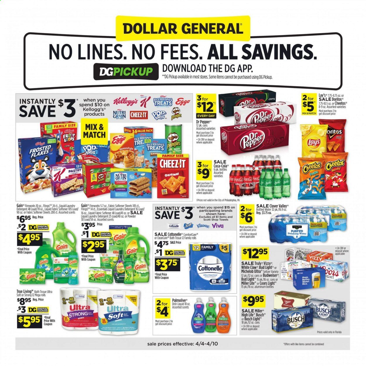 Dollar General (FL) Weekly Ad Flyer April 4 to April 10