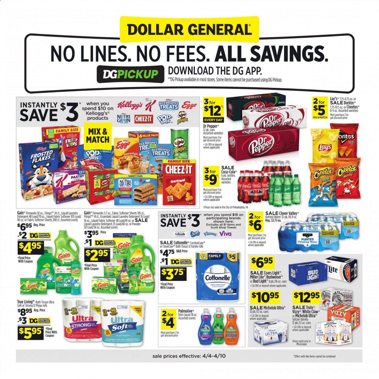 Dollar General (MS) Weekly Ad Flyer April 4 to April 10