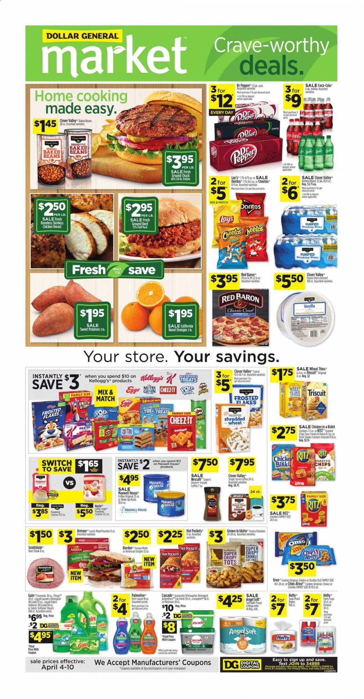 Dollar General (AL, GA, KY, LA, TN) Weekly Ad Flyer April 4 to April 10