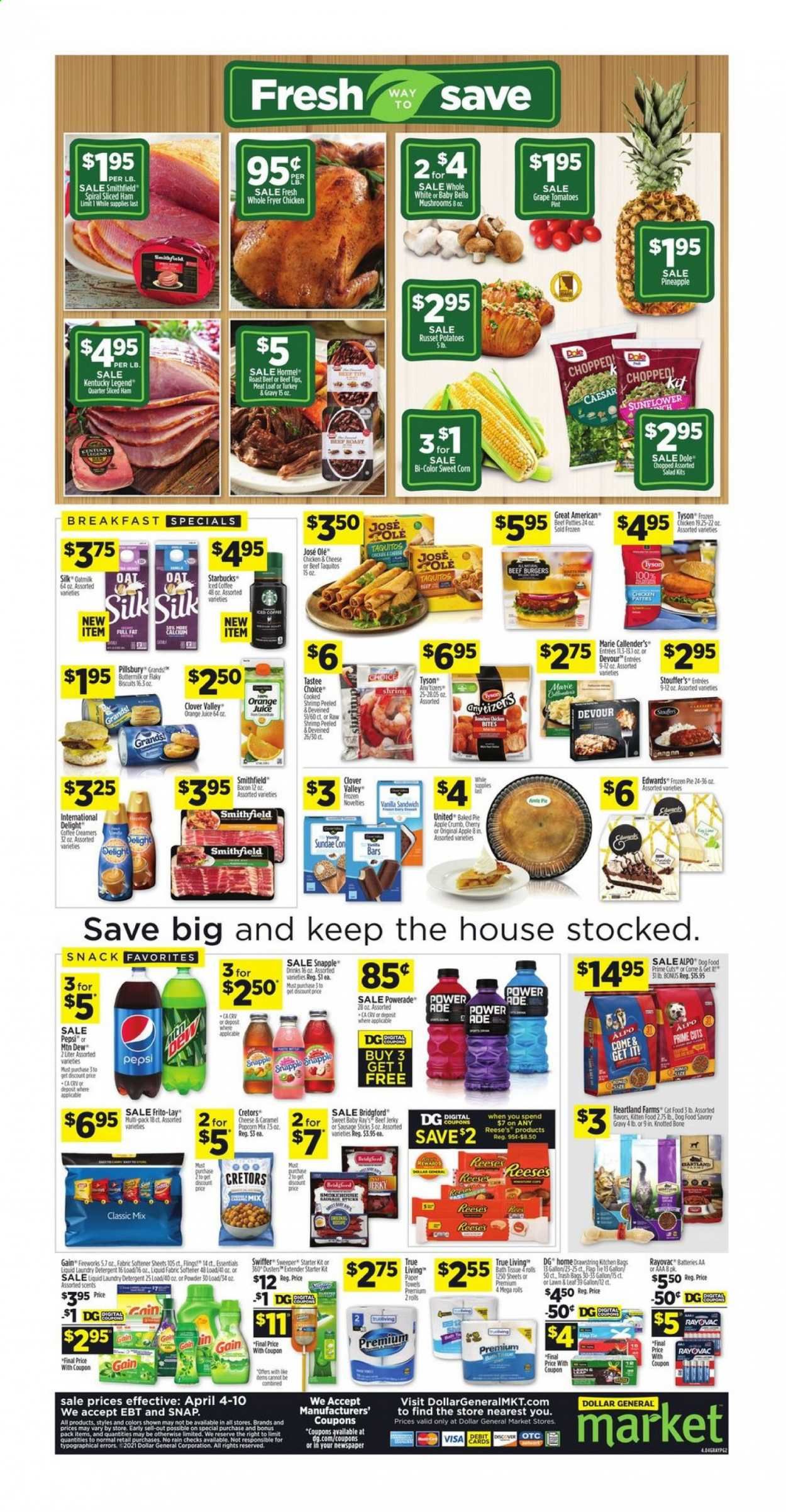 Dollar General (AL, GA, KY, LA, TN) Weekly Ad Flyer April 4 to April 10