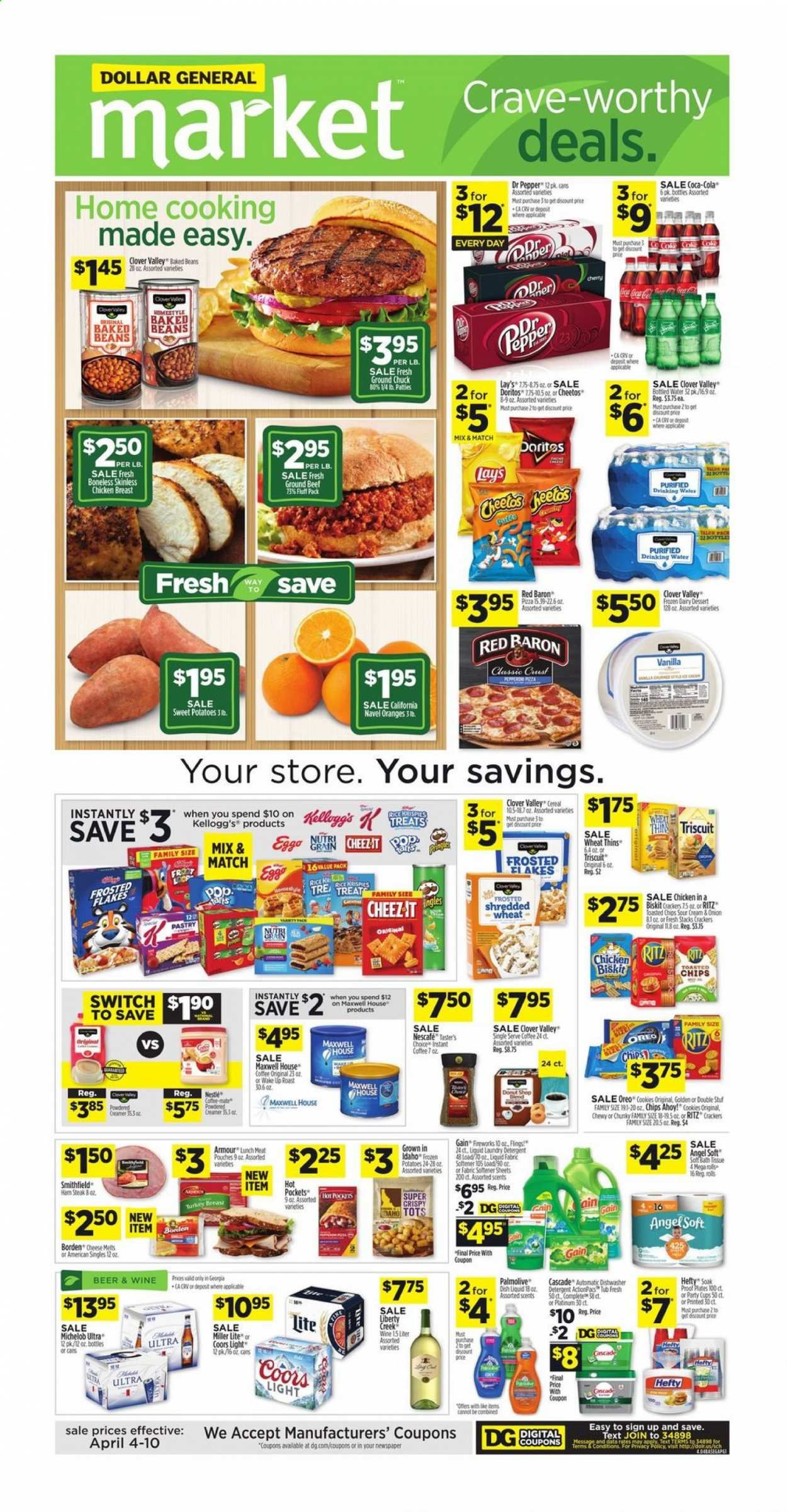 Dollar General (GA) Weekly Ad Flyer April 4 to April 10