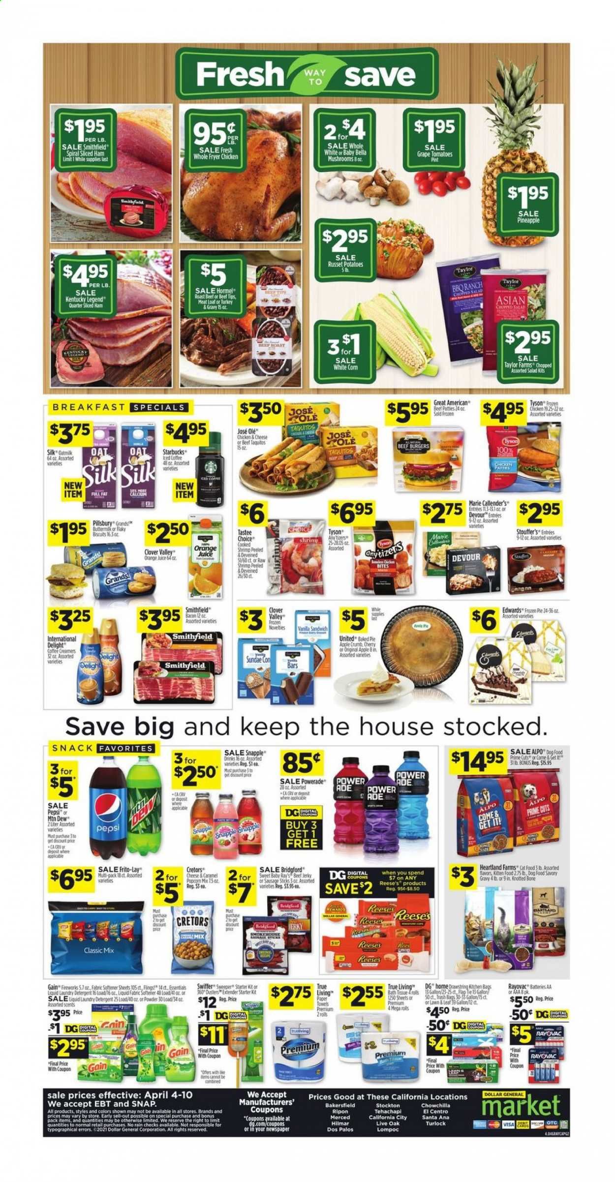 Dollar General (CA) Weekly Ad Flyer April 4 to April 10