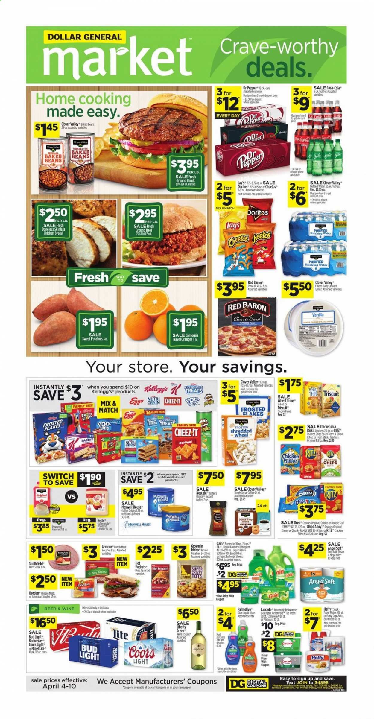 Dollar General (LA) Weekly Ad Flyer April 4 to April 10