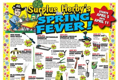 Surplus Herby's Flyer April 5 to 11