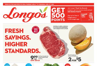 Longo's Flyer April 8 to 21