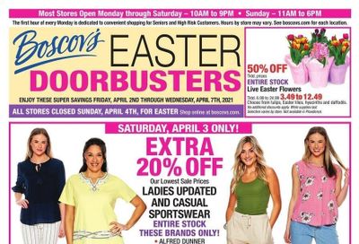 Boscov's Weekly Ad Flyer April 2 to April 7