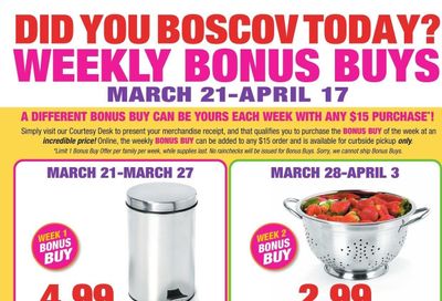 Boscov's Weekly Ad Flyer March 21 to April 17