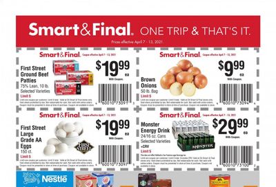 Smart & Final (AZ, CA, NV) Weekly Ad Flyer April 7 to April 13