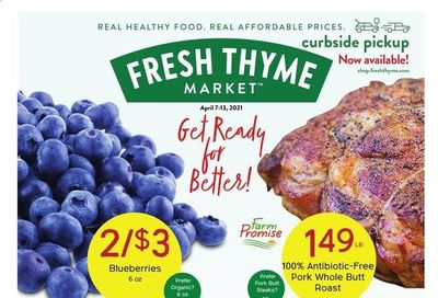 Fresh Thyme Weekly Ad Flyer April 7 to April 13