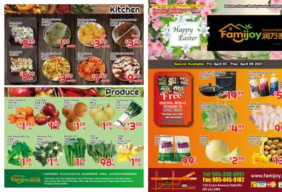 Famijoy Supermarket Flyer April 2 to 8