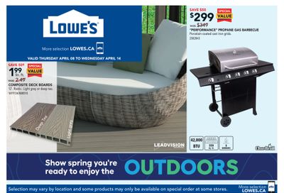 Lowe's Flyer April 8 to 14