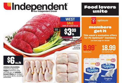 Independent Grocer (West) Flyer April 8 to 14