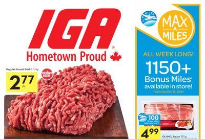 IGA (AB) Flyer April 8 to 14