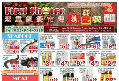 First Choice Supermarket Flyer October 18 to 24