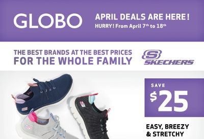 Globo Shoes Flyer April 7 to 18