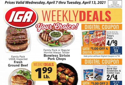 IGA Weekly Ad Flyer April 7 to April 13