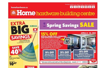 Home Hardware Building Centre (ON) Flyer April 8 to 14