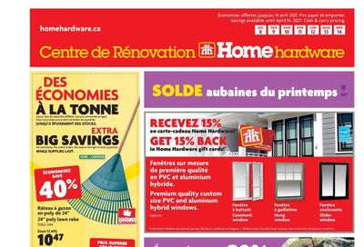 Home Hardware Building Centre (QC) Flyer April 8 to 14