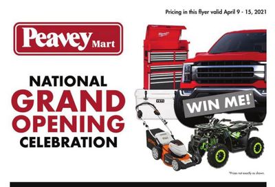 Peavey Mart (ON) Flyer April 9 to 15