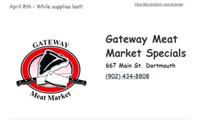 Gateway Meat Market Flyer April 8 to 14