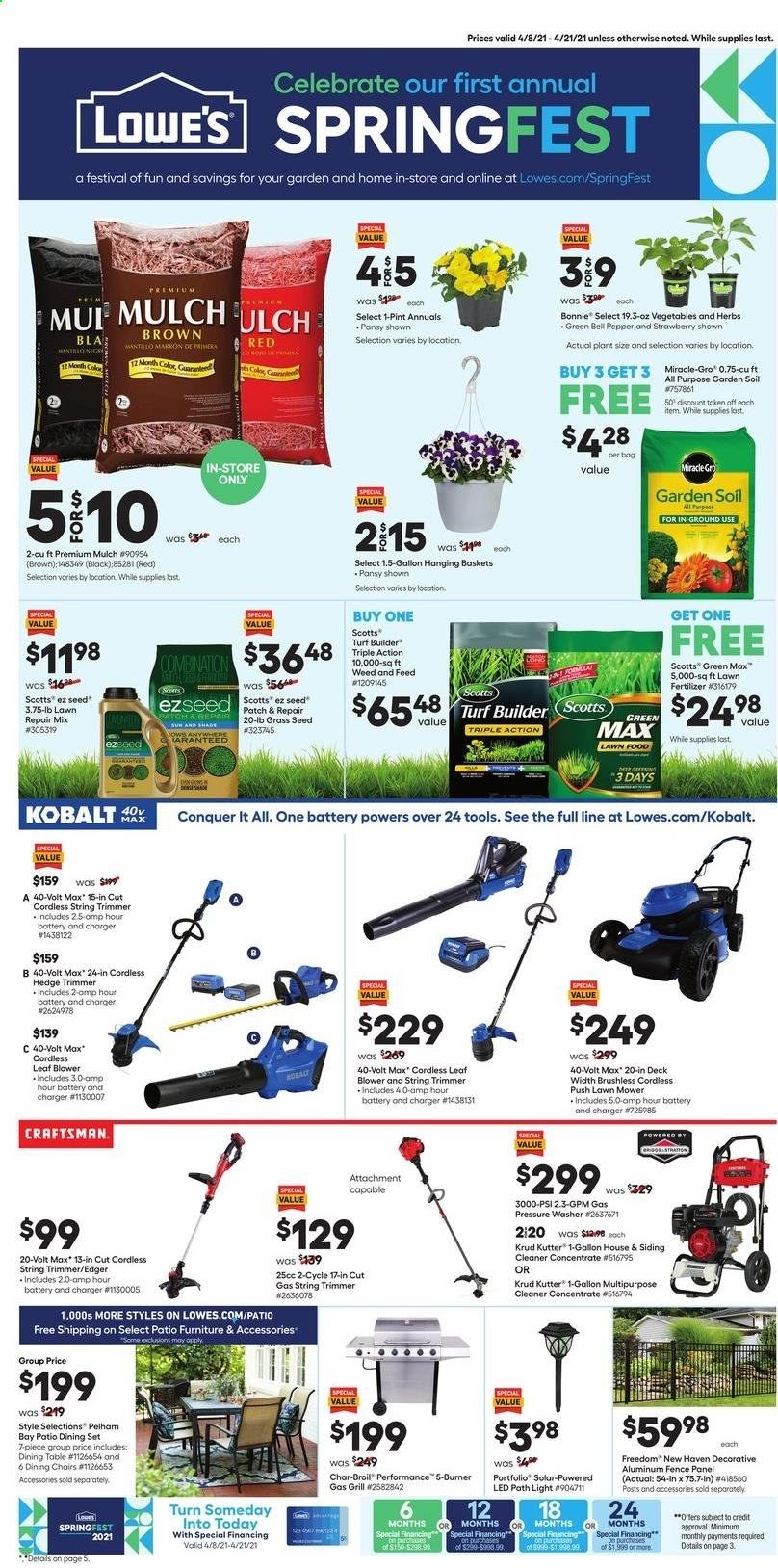 Lowes Weekly Ad Flyer April 8 To April 21 1 Max 