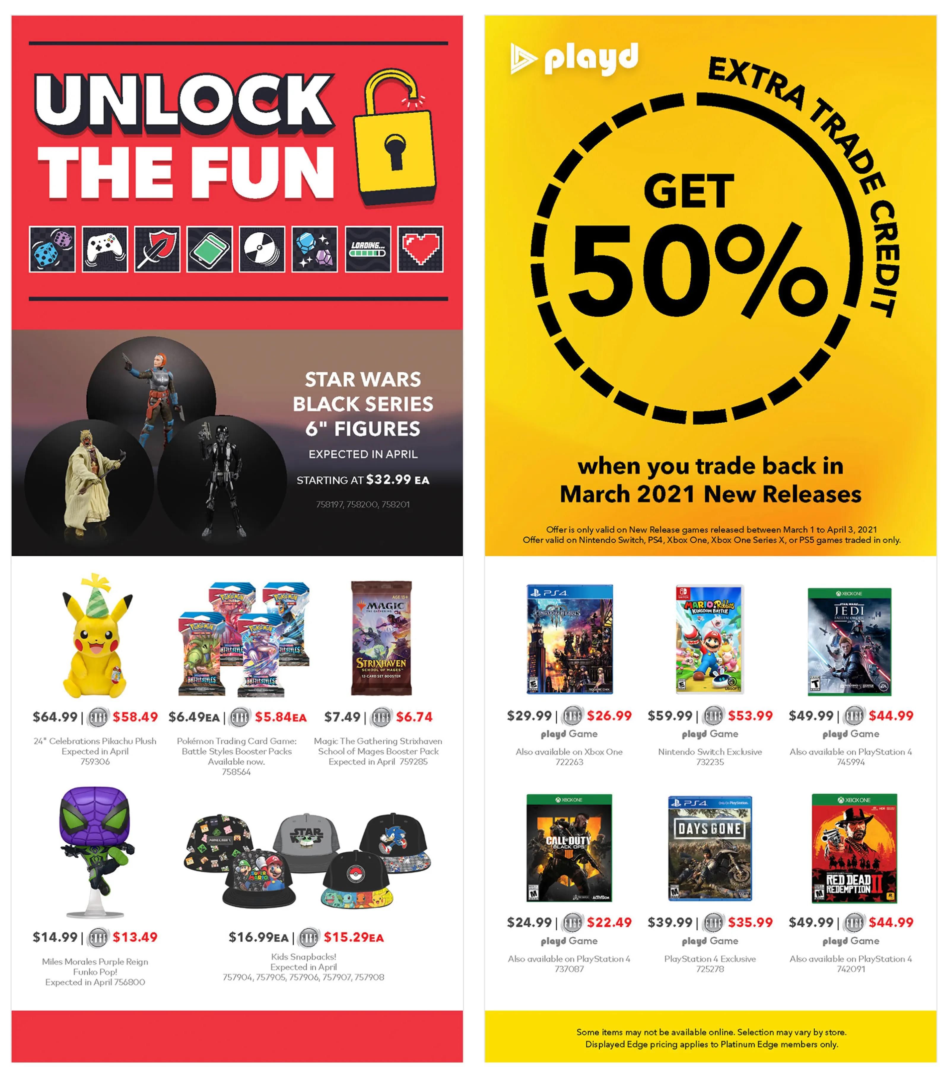 EB Games Flyer April 5 to May 2