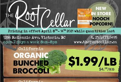 The Root Cellar Flyer April 8 to 14