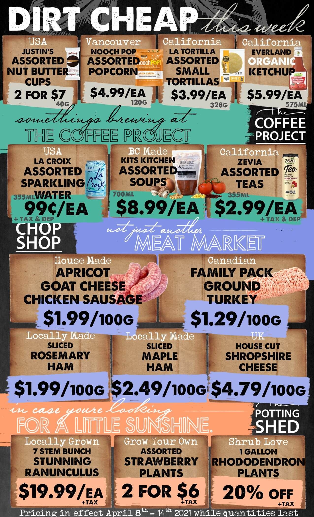 The Root Cellar Flyer April 8 to 14