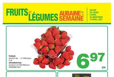 Wholesale Club (QC) Produce Deal of the Week Flyer April 8 to 14