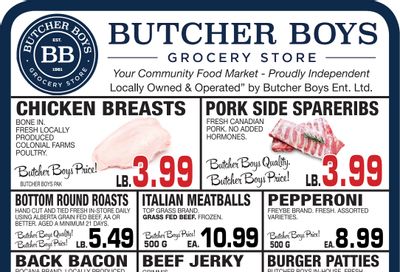 Butcher Boys Grocery Store Flyer April 7 to 14