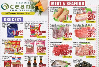 Oceans Fresh Food Market (Mississauga) Flyer April 9 to 15