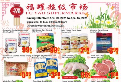 Fu Yao Supermarket Flyer April 9 to 15