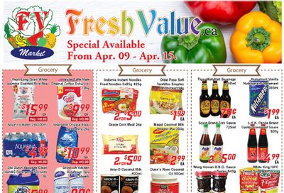 Fresh Value Flyer April 9 to 15