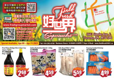 Field Fresh Supermarket Flyer April 9 to 15