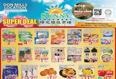 Sunny Foodmart (Don Mills) Flyer April 9 to 15