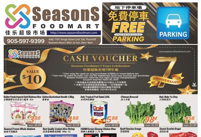 Seasons Food Mart (Thornhill) Flyer April 9 to 15